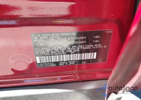 2019 Toyota Rav4 Limited from USA, damaged, VIN JTMY1RFV0KD003354